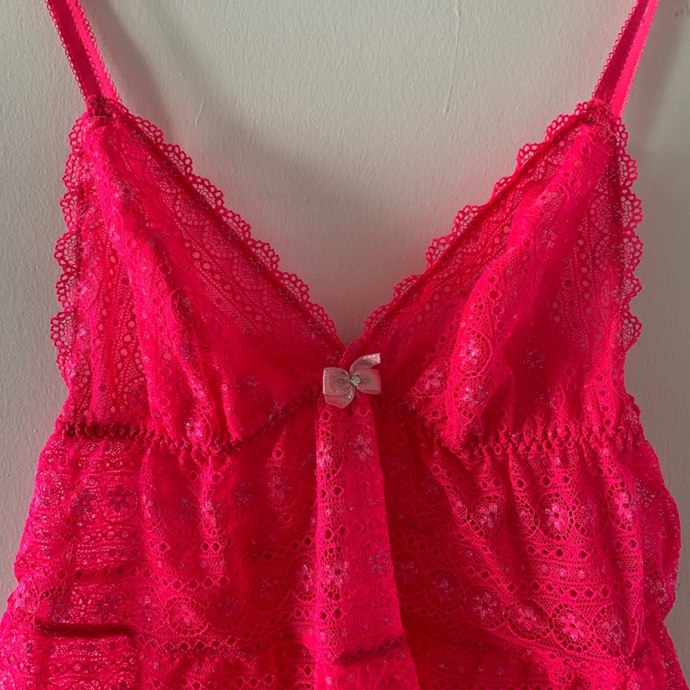 Bright pink VS cami